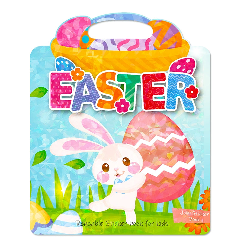 Easter Bunny and Egg Cartoon Sticker Book a