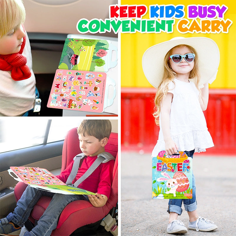 Easter Bunny and Egg Cartoon Sticker Book b3