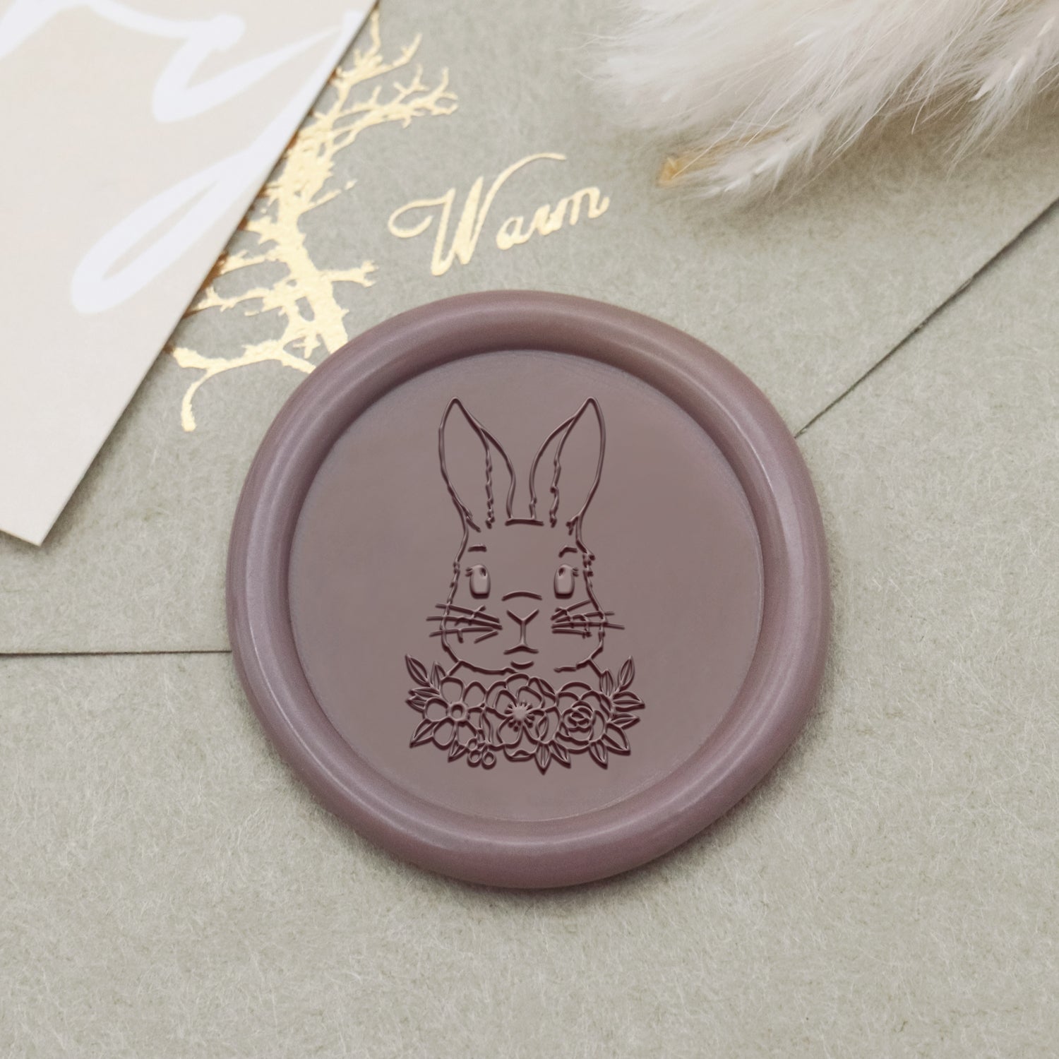 Easter Bunny Wax Seal Stamp - Stamprints1
