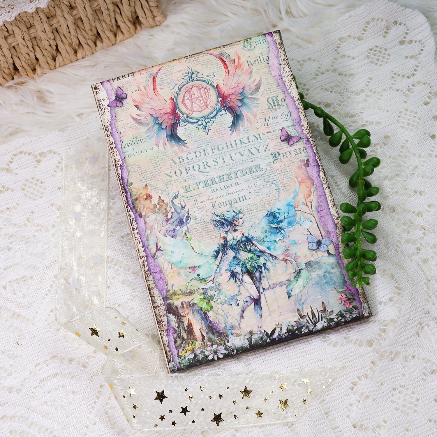 Elf Queen Handmade Junk Journal Folio Kit - Stamprints9