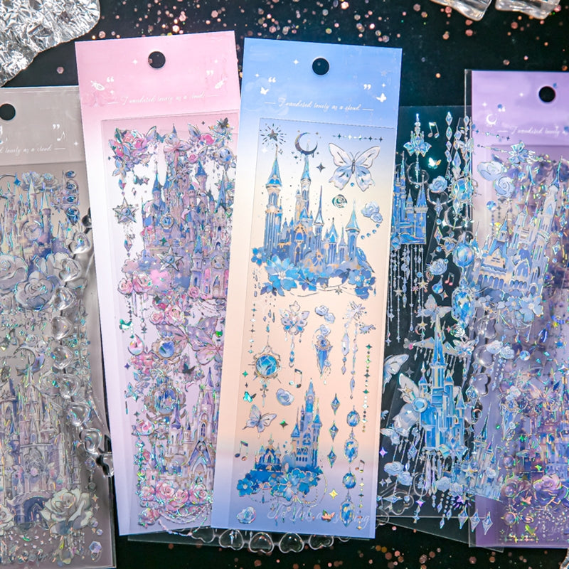 Enchanted Castle Series Vinyl Stickers - 3 pieces | Holographic ...