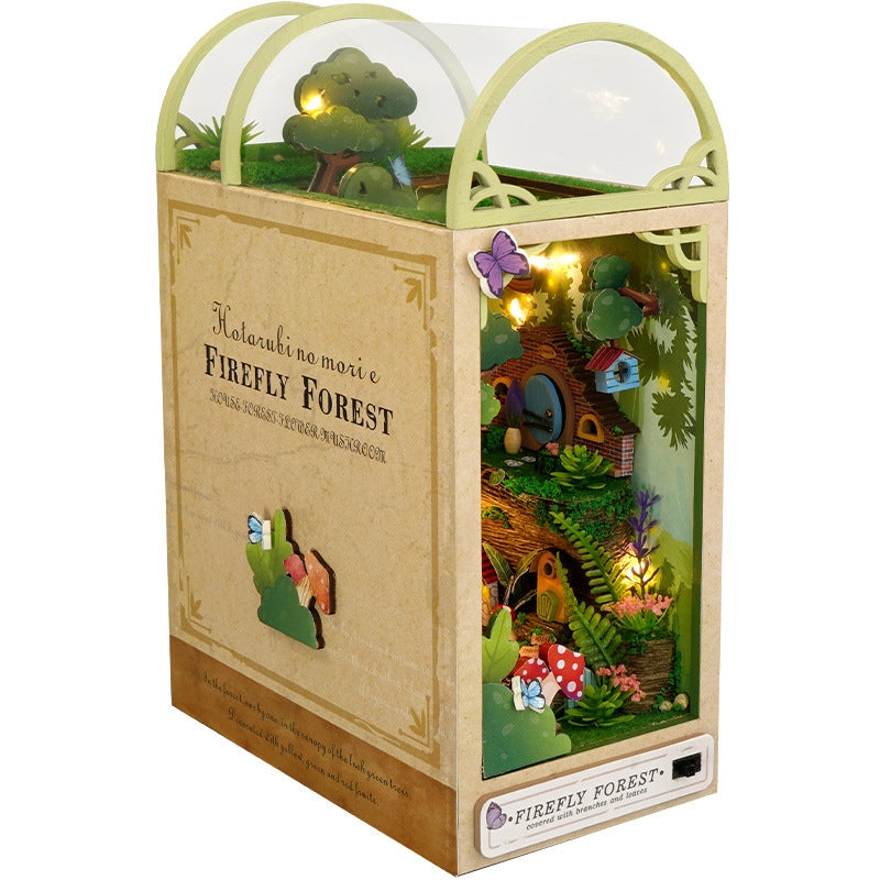 Model Forest House Project DIY Enchanted Forest House Model Kit | Build Your Magical Miniature ...