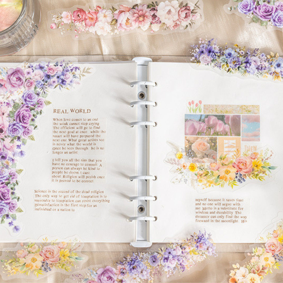Encounter A Sea Of ​​Flowers Series Gorgeous Flowers And Plants Sticker Pack 11