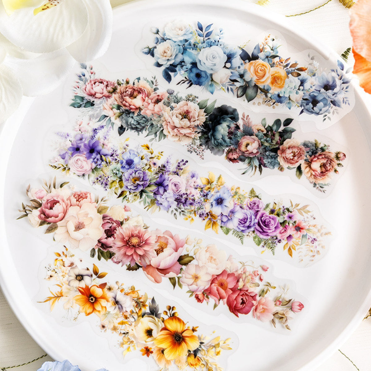 Encounter A Sea Of ​​Flowers Series Gorgeous Flowers And Plants Sticker Pack 15