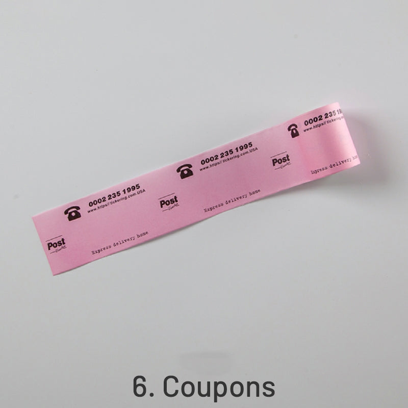 European Simple Retro Writable Decorative Paper Tape sku-6