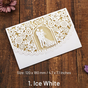European-Style Hollow Paper Cut Wedding Invitation sku-1