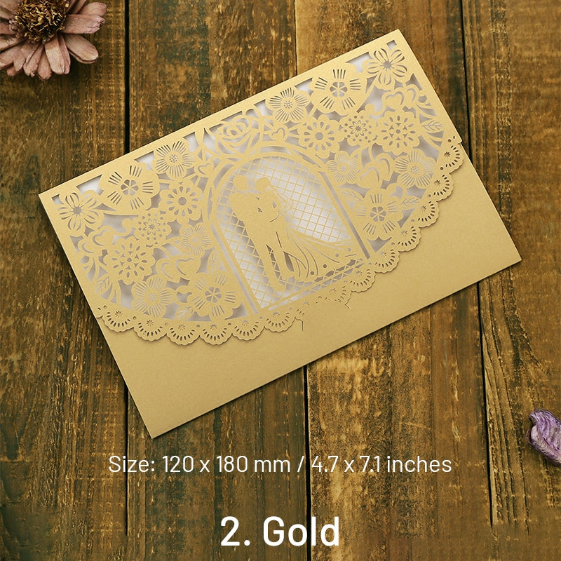 European Holiday Greeting Card Laser Hollow Wedding Invitation Paper Gift  Card - China Greeting Card and Invitation Card price