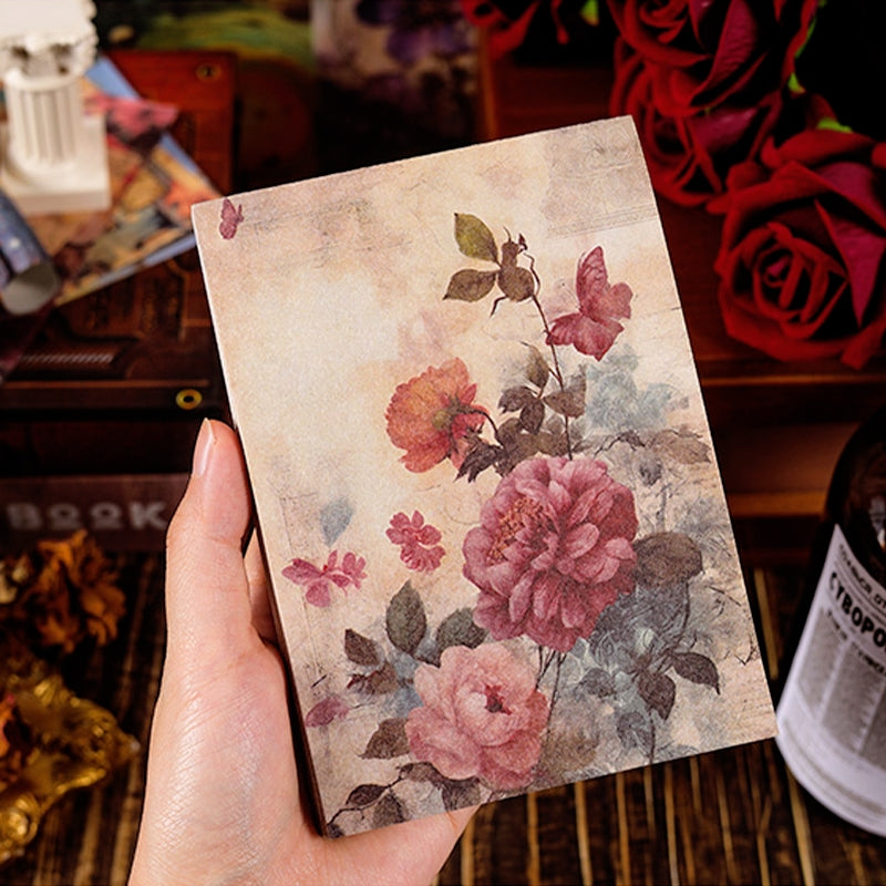 European Vintage Scrapbook Paper - Ocean, Flower, Halloween, Universe - Stamprints7