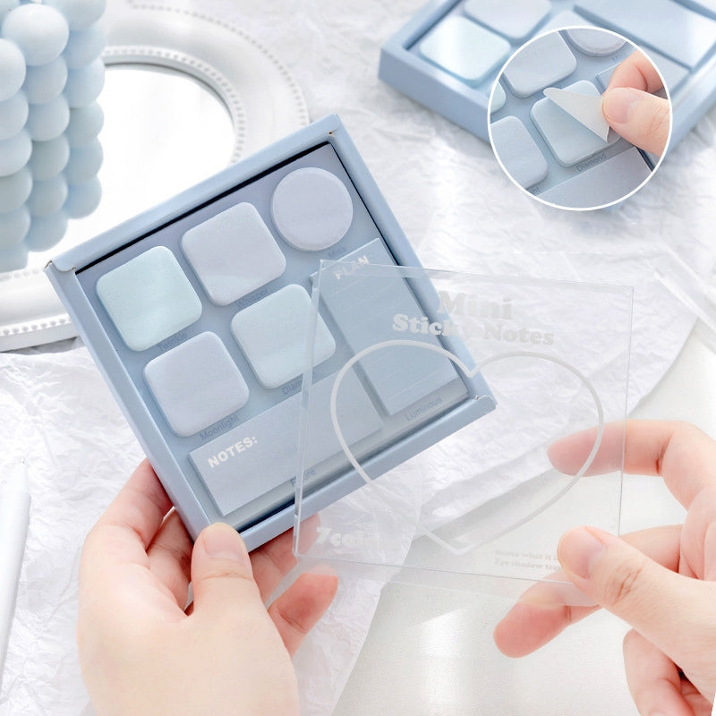 Faint Secret 7-Color Mini Sticky Notes Set b