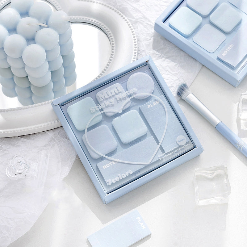 Faint Secret 7-Color Mini Sticky Notes Set b1