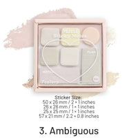Mini Sticky Notes Set - 7 Rainbow Colors | Stamprints Post-it Collection
