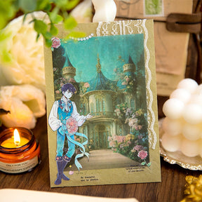 Fairy Tale Dreamland Washi Scrapbook Paper - Castle, Door, Forest, Butterfly, Garden b4