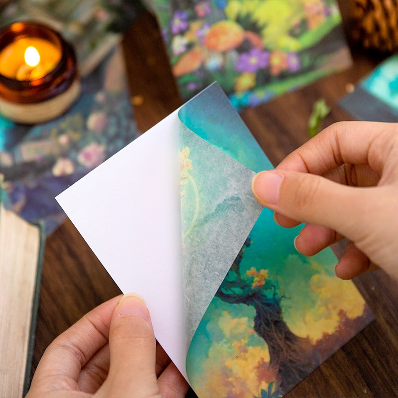 Fairy Tale Dreamland Washi Scrapbook Paper - Castle, Door, Forest, Butterfly, Garden b6