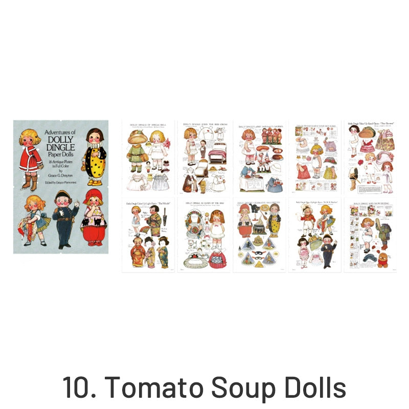 Fairy Tale World Antique Picture Book Page Scrapbook Paper sku-10