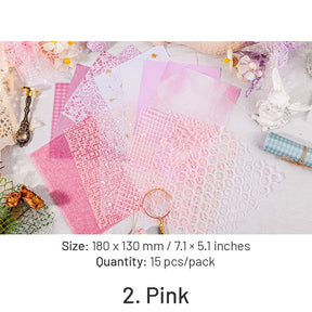 Fancy Net Mixed Material Decorative Paper Package sku-2