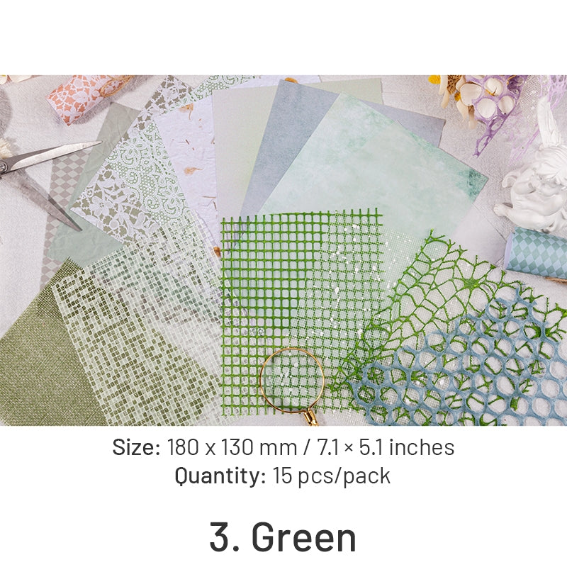 Fancy Net Mixed Material Decorative Paper Package sku-3
