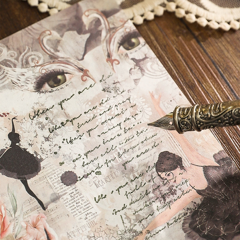 Fantasy Boxed Scrapbook Paper - Butterfly, Windows b4