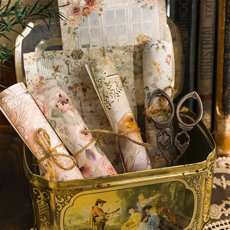 Fantasy Boxed Scrapbook Paper - Butterfly, Windows b5