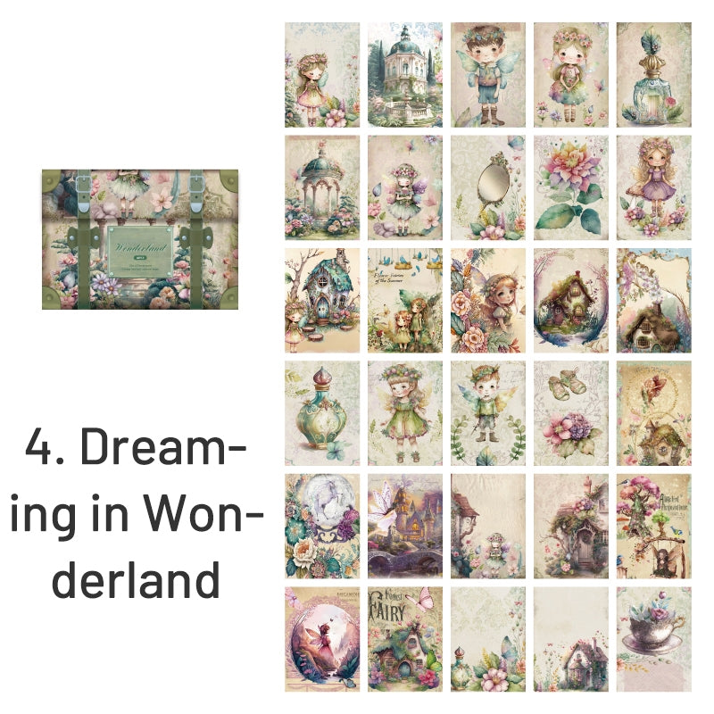 Fantasy Boxed Scrapbook Paper - Butterfly, Windows sku-4