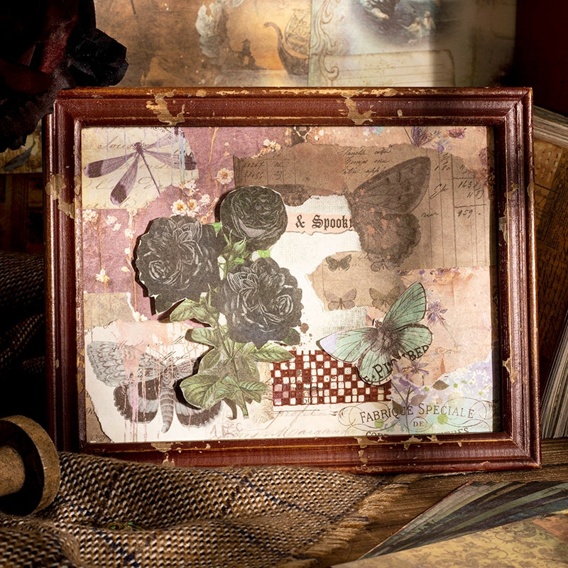 Fantasy Dark Journaling Background Paper b2