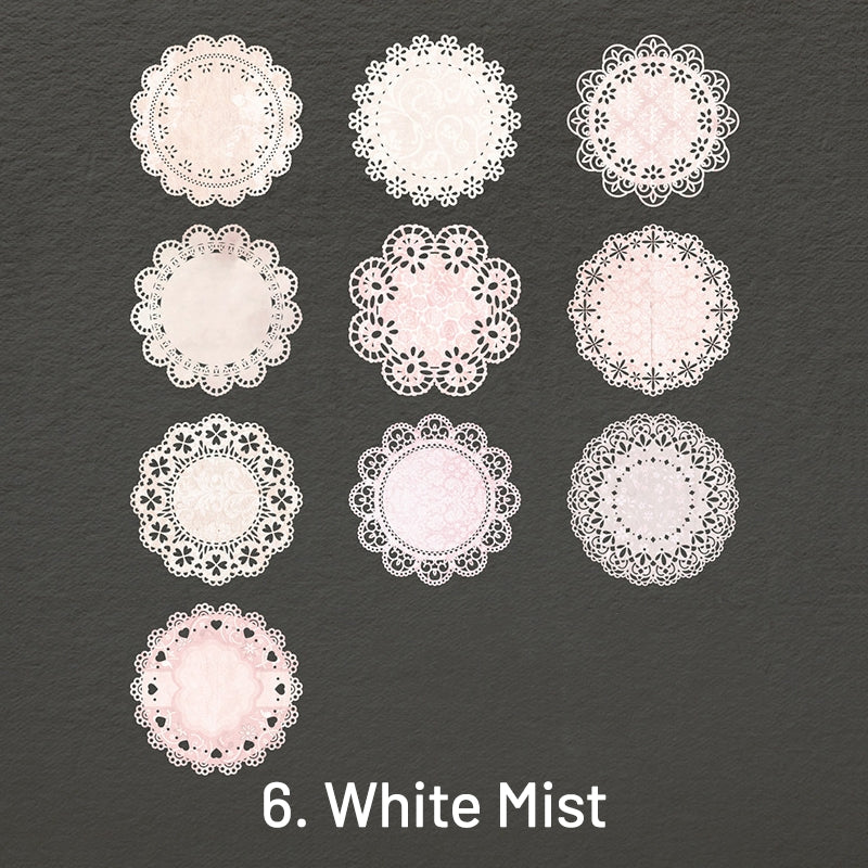 Fantasy Lace Hollow Vintage Collage Background Paper sku-6
