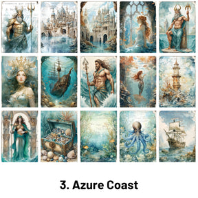 Fantasy Sea Series Decorative Material Paper11