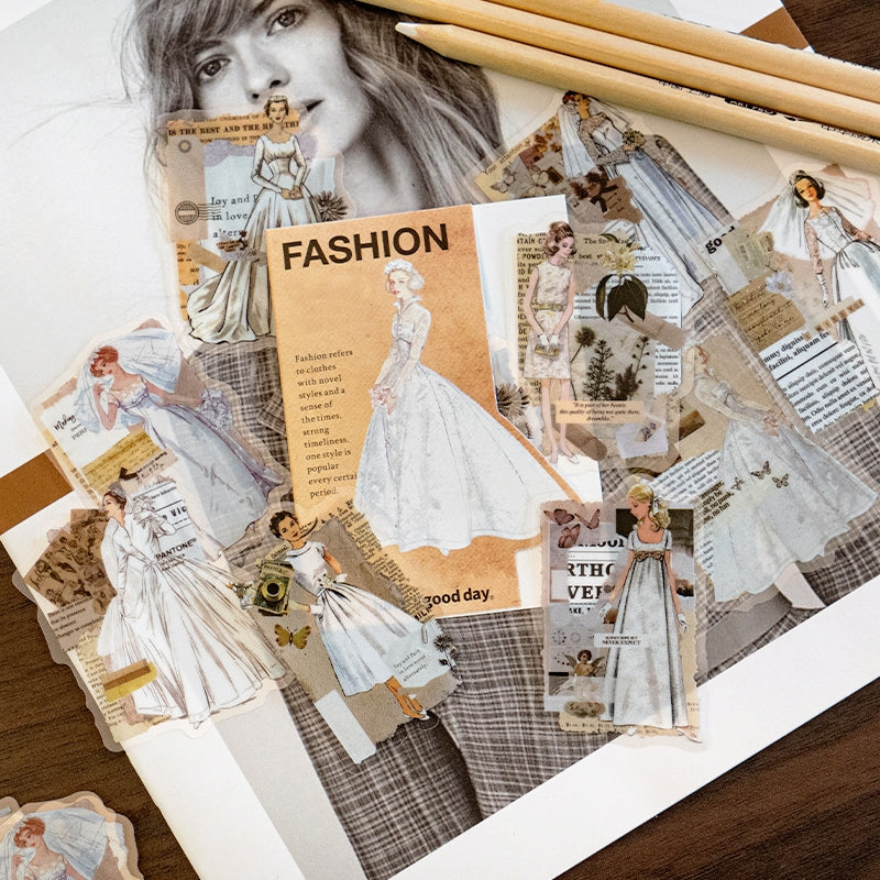 Fashion Note Series European Style Decorative Stickers b