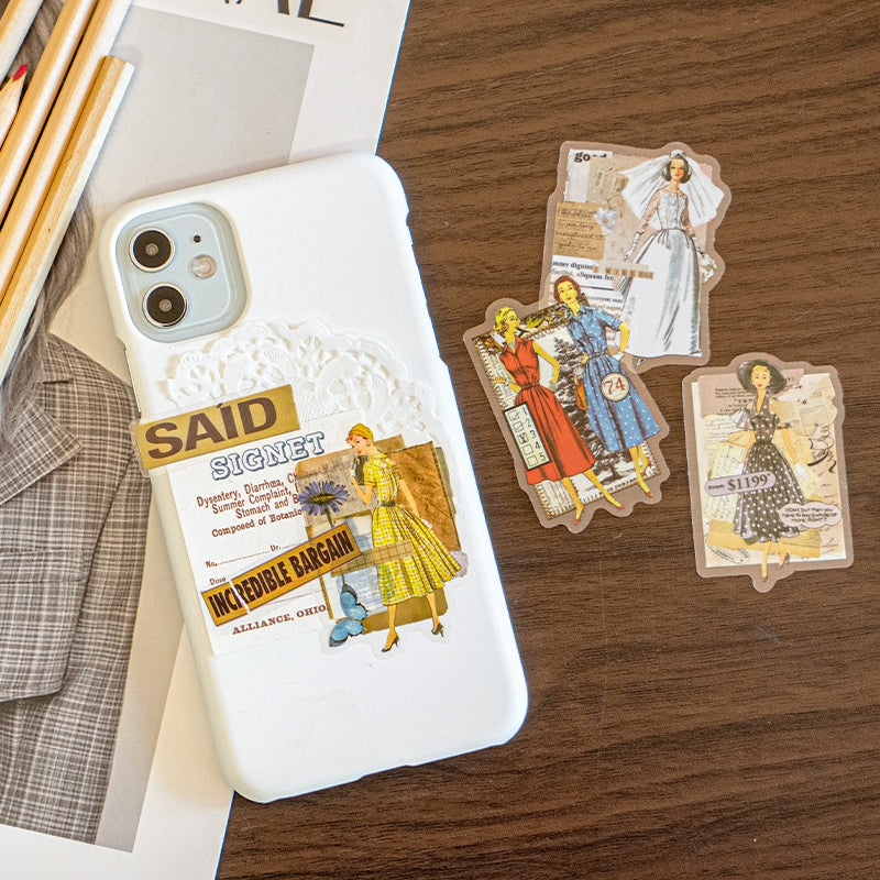 Fashion Note Series European Style Decorative Stickers b3