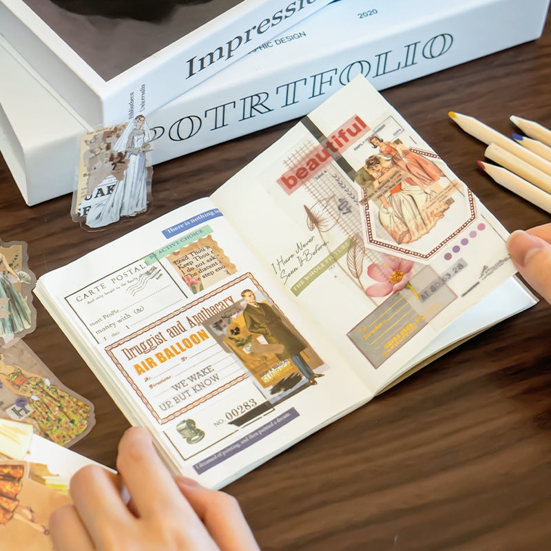 Fashion Note Series European Style Decorative Stickers b5