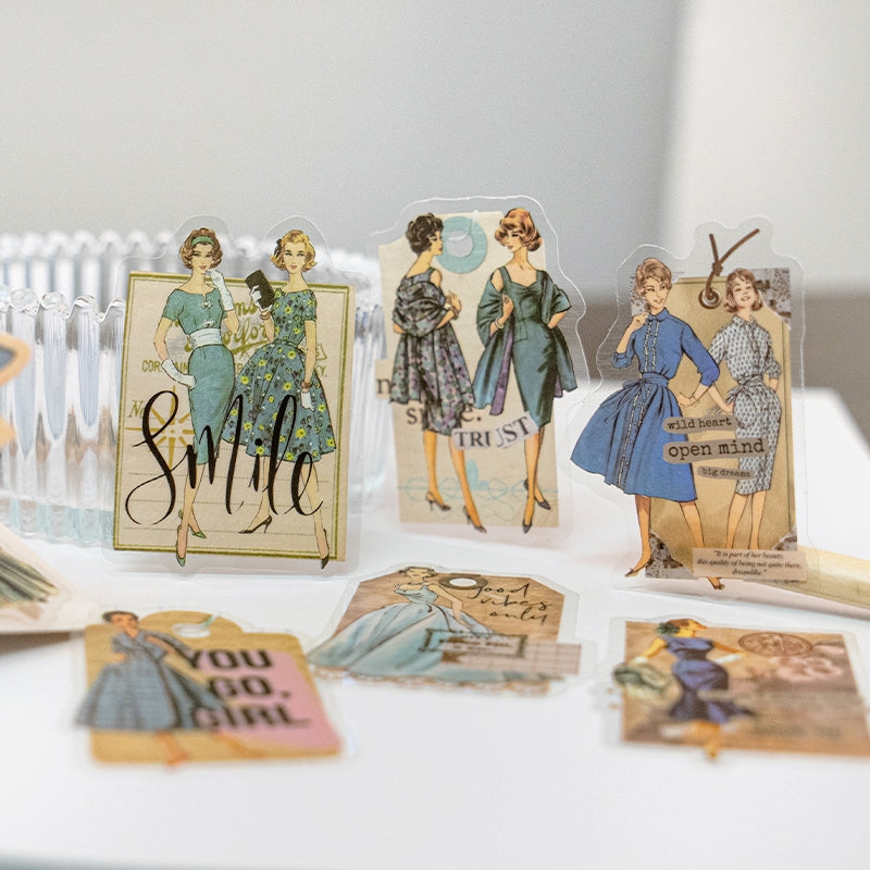 Fashion Note Series European Style Decorative Stickers b6