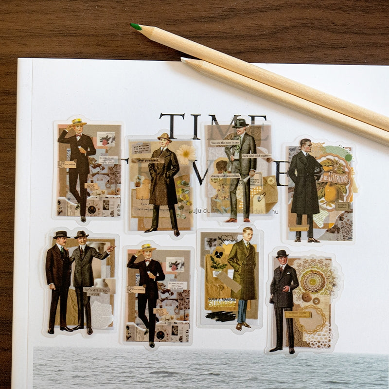 Fashion Note Series European Style Decorative Stickers b7