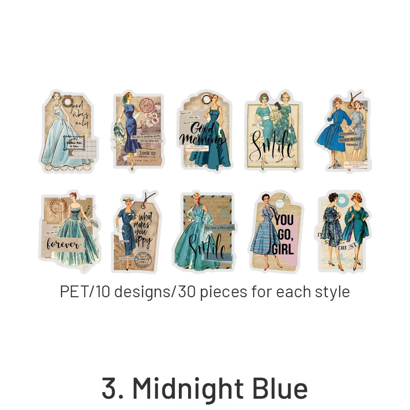 Fashion Note Series European Style Decorative Stickers sku-3