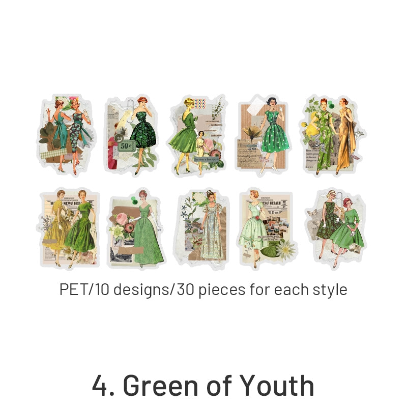 Fashion Note Series European Style Decorative Stickers sku-4