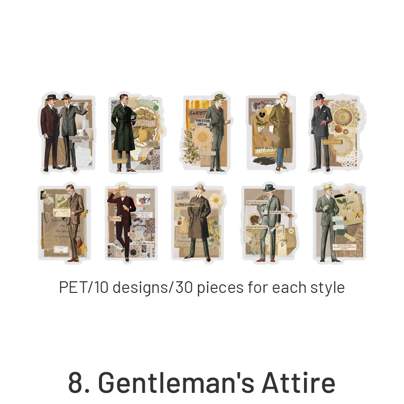 Fashion Note Series European Style Decorative Stickers sku-8