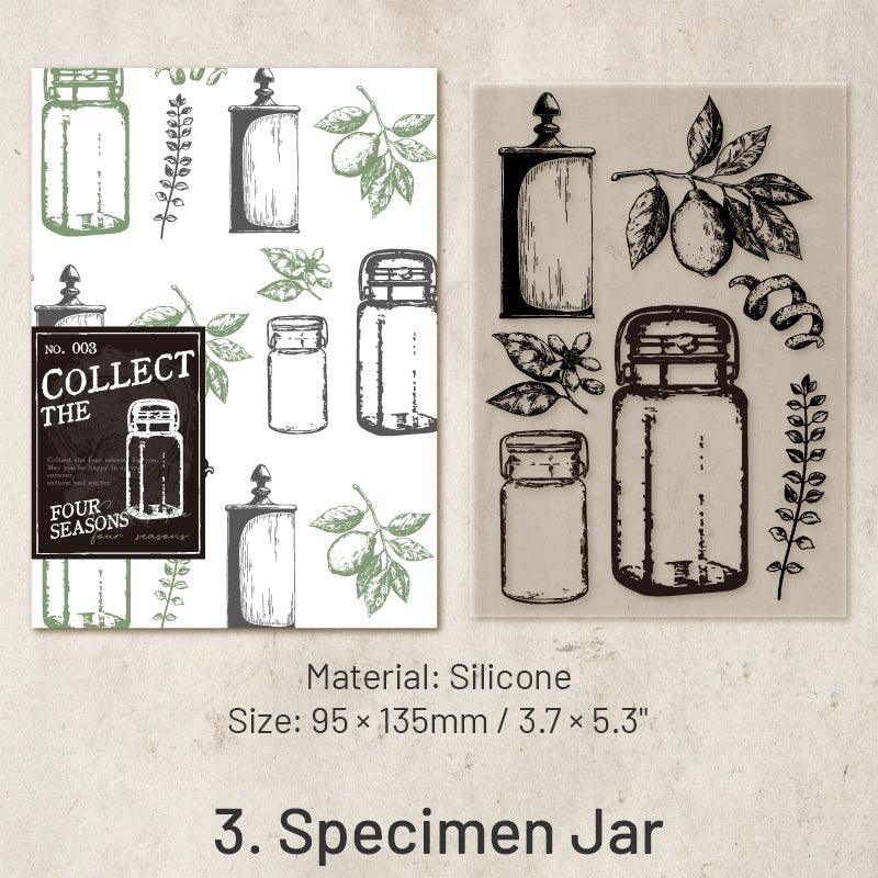 Favorite Four Seasons Series Vintage Clear Silicone Stamps9