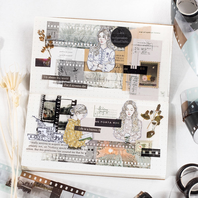 Film PET Tape Set (10 rolls) - Scenery, Winter, Autumn, Cat b4