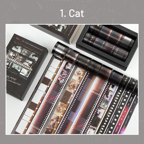 Film PET Tape Set (10 rolls) - Scenery, Winter, Autumn, Cat sku-1