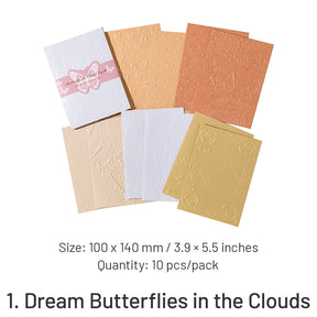Floating Clouds Like Dreams Series Multifunctional Embossed Decorative Paper sku-1