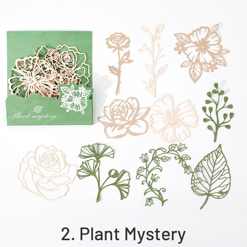 Floating Flower Art Retro Hollow Background Paper sku-2