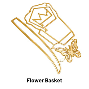 Flower Basket Carbon Steel Crafting Dies Scrapbooking Die-Cuts1