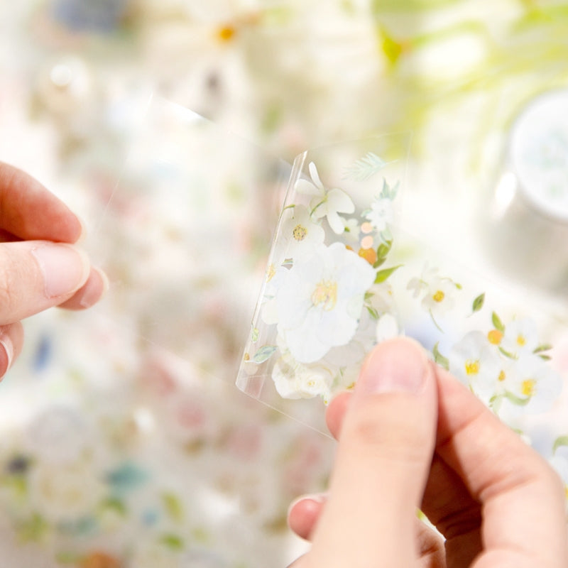 Flower Botanical PET Decorative Tape b1