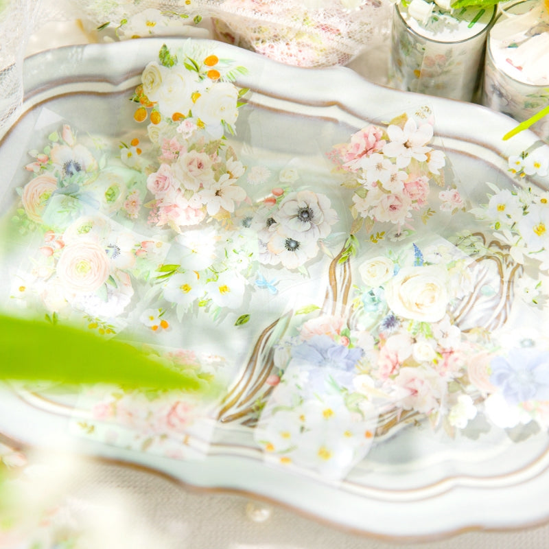Flower Botanical PET Decorative Tape b4