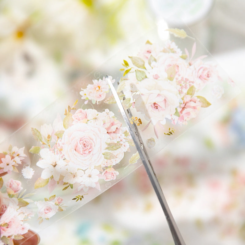 Flower Botanical PET Decorative Tape b5