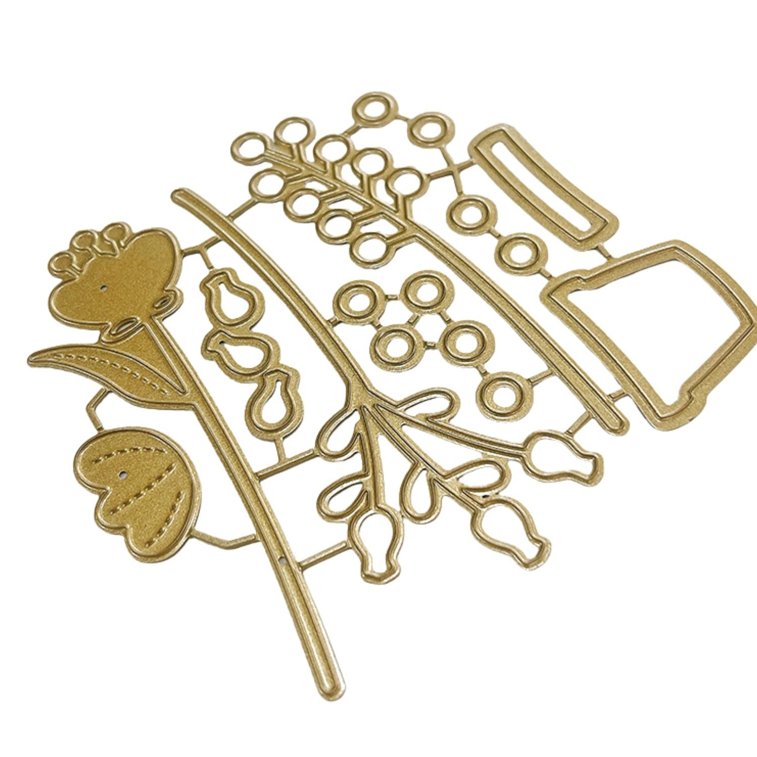 Flower Branches Carbon Steel Crafting Dies Scrapbooking Die-Cuts4