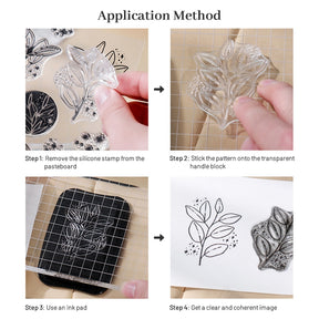Flower Clear Silicone Stamp