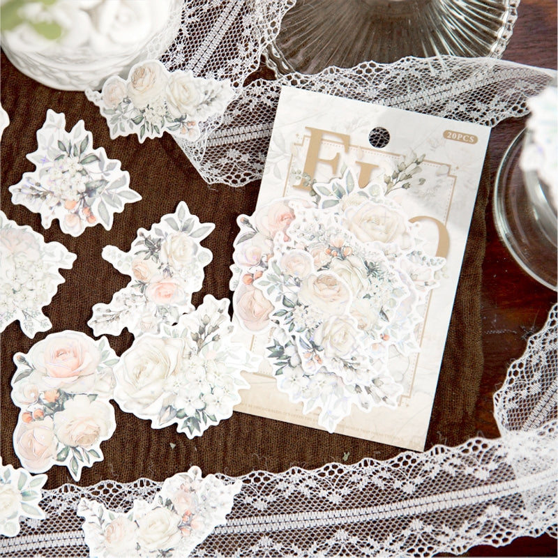 Flower-themed Washi Stickers b2
