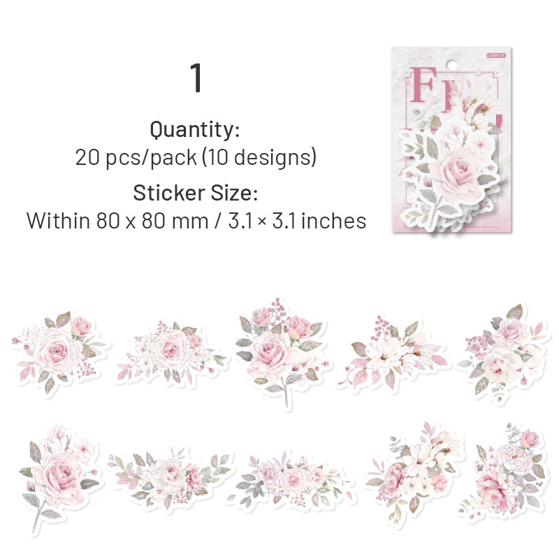Flower-themed Washi Stickers sku-1