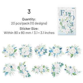 Flower-themed Washi Stickers sku-3