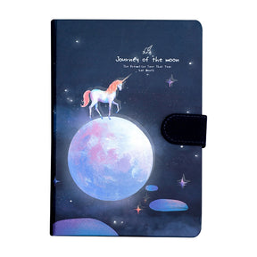 Fluorescent Luminous Starry Sky & Unicorn Notebook 1