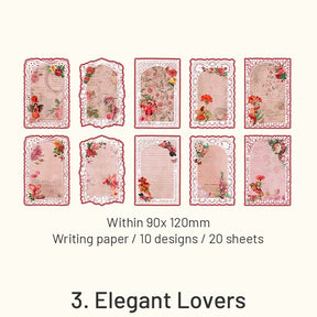 Forest Elf Series Flower Fairy Lace Decorative Paper sku-3